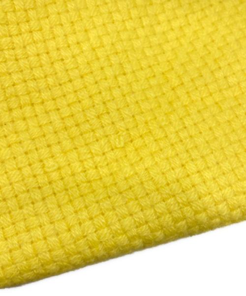 ASAUCE MELER（アソースメレ）ASAUCE MELER (アソースメレ) カシミヤストール イエローの古着・服飾アイテム