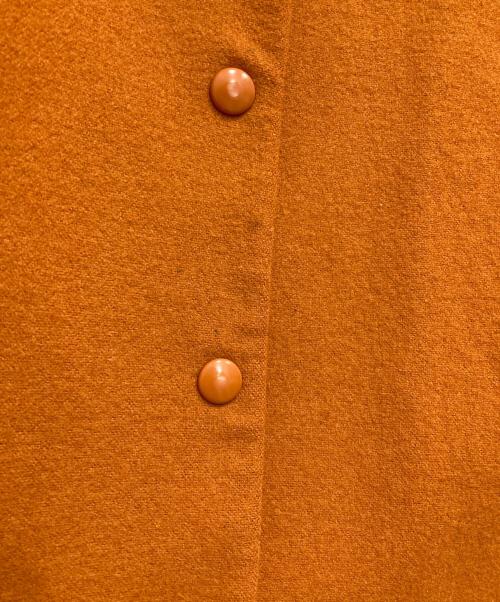 MIU MIU（ミュウミュウ）MIU MIU (ミュウミュウ) ウール混ジャケット オレンジ サイズ:42の古着・服飾アイテム