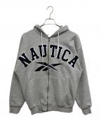 REEBOK×NAUTICAリーボック×ノーティカ）の古着「ジップパーカー」｜グレー