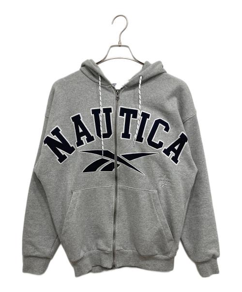 REEBOK（リーボック）REEBOK (リーボック) NAUTICA (ノーティカ) ジップパーカー グレー サイズ:Sの古着・服飾アイテム