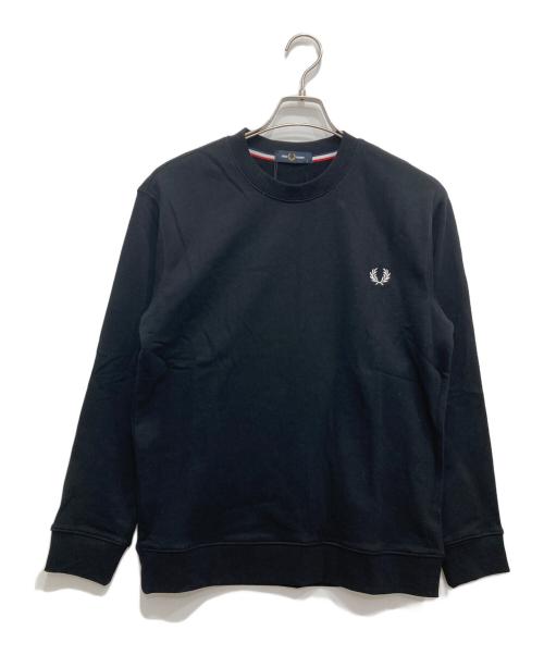 FRED PERRY（フレッドペリー）FRED PERRY (フレッドペリー) ロゴスウェット ブラック サイズ:M 未使用品の古着・服飾アイテム