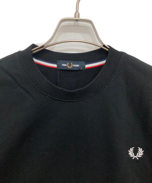 FRED PERRY（フレッドペリー）FRED PERRY (フレッドペリー) ロゴスウェット ブラック サイズ:M 未使用品の古着・服飾アイテム