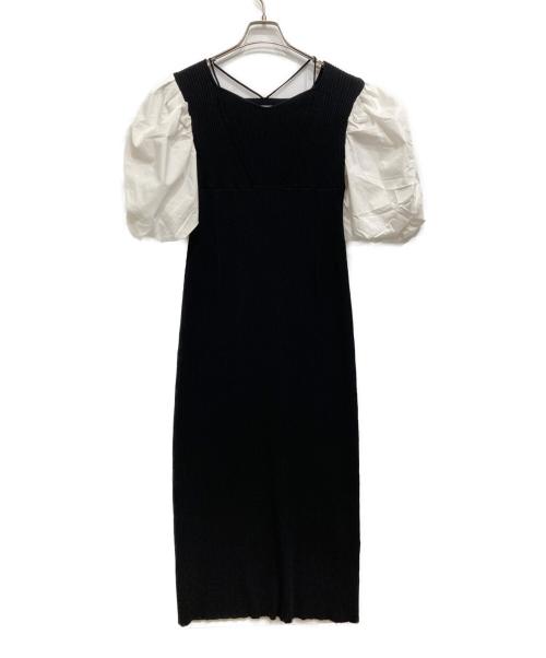 CELFORD（セルフォード）CELFORD (セルフォード) ニットワンピース ブラック サイズ:36の古着・服飾アイテム