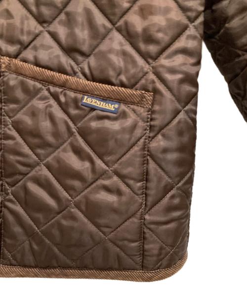 LAVENHAM（ラベンハム）LAVENHAM (ラベンハム) キルティングジャケット ブラウン サイズ:XLの古着・服飾アイテム