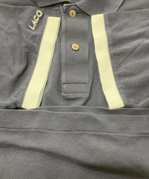 LACOSTE（ラコステ）LACOSTE (ラコステ) カスタム ポロシャツ ネイビー サイズ:Lの古着・服飾アイテム