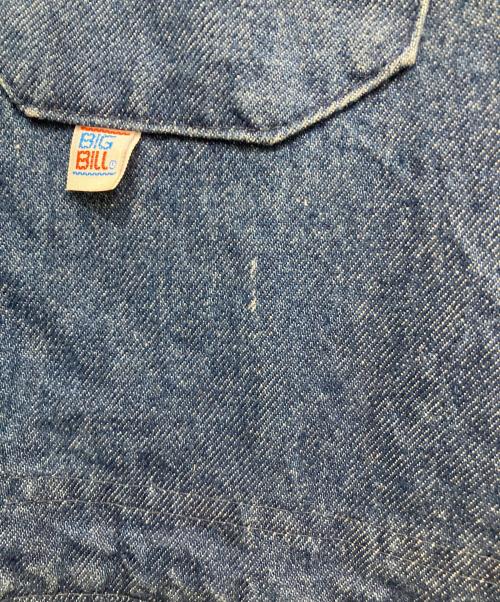 BIG BILL（ビッグ ビル）BIG BILL (ビッグ ビル) オールインワン ブルー サイズ:38LEGの古着・服飾アイテム