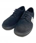 EMPORIO ARMANIエンポリオアルマーニ）の古着「スウェードシューズ」｜ブラック