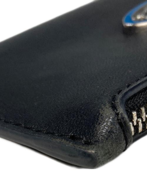 Vivienne Westwood（ヴィヴィアンウエストウッド）Vivienne Westwood (ヴィヴィアンウエストウッド) EMMA SLIM LONG CARD HOLDER ブラックの古着・服飾アイテム