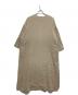 YUNI (ユニ) キーネックワンピース ベージュ サイズ:F：4000円