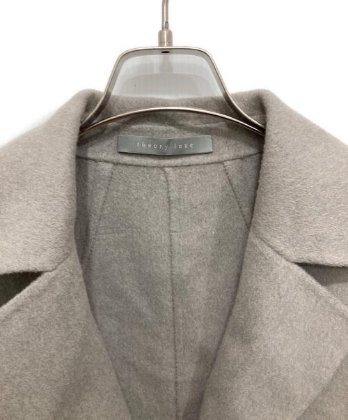 theory luxe（セオリーリュクス）theory luxe (セオリーリュクス) ウールカシミヤコート グレー サイズ:38の古着・服飾アイテム