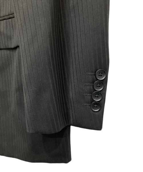 ck Calvin Klein（シーケーカルバンクライン）ck Calvin Klein (シーケーカルバンクライン) ストライプセットアップスーツ ブラック サイズ:38の古着・服飾アイテム