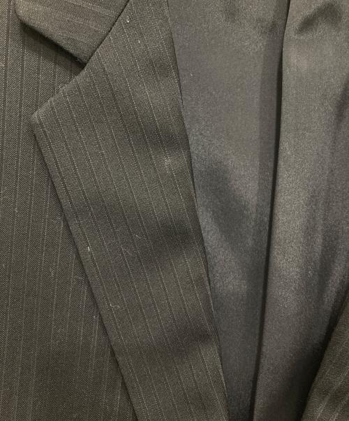 ck Calvin Klein（シーケーカルバンクライン）ck Calvin Klein (シーケーカルバンクライン) ストライプセットアップスーツ ブラック サイズ:38の古着・服飾アイテム