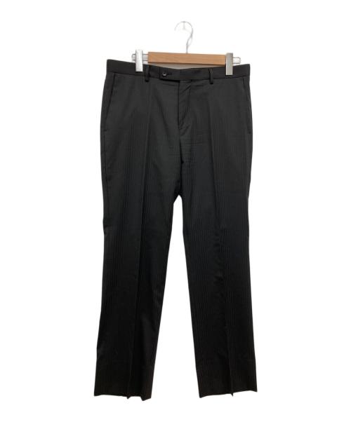 ck Calvin Klein（シーケーカルバンクライン）ck Calvin Klein (シーケーカルバンクライン) ストライプセットアップスーツ ブラック サイズ:38の古着・服飾アイテム