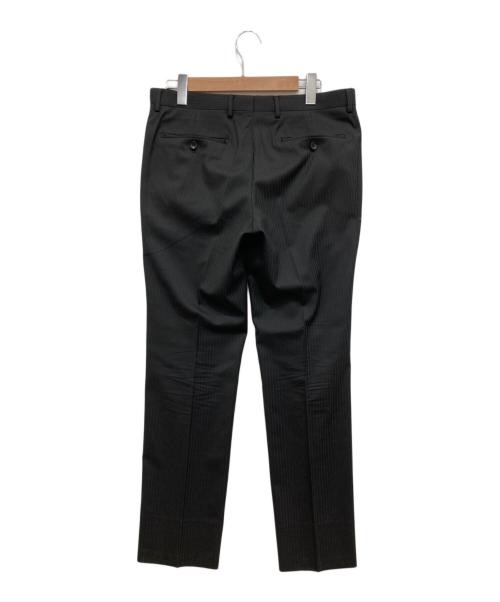 ck Calvin Klein（シーケーカルバンクライン）ck Calvin Klein (シーケーカルバンクライン) ストライプセットアップスーツ ブラック サイズ:38の古着・服飾アイテム