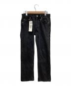 Vaporizeヴェイパライズ）の古着「ジップデニムパンツ」｜ブラック