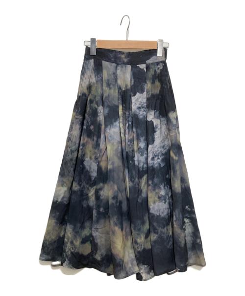 HARE（ハレ）HARE (ハレ) BLURアートタックスカート ネイビー サイズ:Fの古着・服飾アイテム