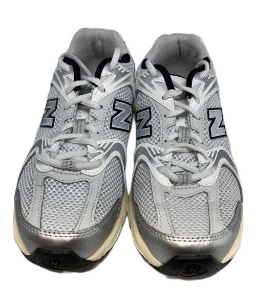 NEW BALANCE（ニューバランス）NEW BALANCE (ニューバランス) ローカットスニーカー シルバー サイズ:23.5cmの古着・服飾アイテム