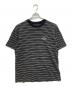 SUPREME（シュプリーム）の古着「Stripe Thermal S/S TOP」｜ブラック×グレー