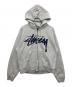 stussy（ステューシー）の古着「ジップパーカー」｜グレー