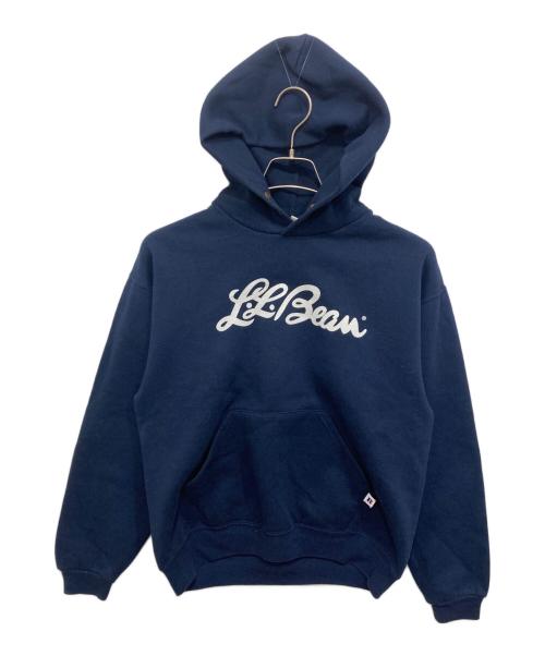 RUSSELL ATHLETIC（ラッセルアスレチック）RUSSELL ATHLETIC (ラッセルアスレチック) L.L.Bean (エルエルビーン) 90'sプリントパーカー ネイビー サイズ:SIZE YOUTH XLの古着・服飾アイテム