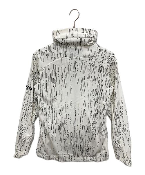 1PIU1UGUALE3 RELAX（ウノピゥウノウグァーレトレ リラックス）1PIU1UGUALE3 RELAX (ウノピゥウノウグァーレトレ リラックス) 4WAY総柄グラフィックジャケット ホワイト サイズ:Sの古着・服飾アイテム