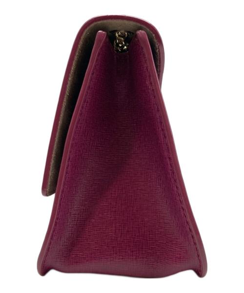 FURLA（フルラ）FURLA (フルラ) チェーンショルダーバッグ パープルの古着・服飾アイテム