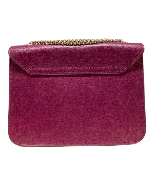 FURLA（フルラ）FURLA (フルラ) チェーンショルダーバッグ パープルの古着・服飾アイテム
