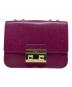 FURLA（フルラ）の古着「チェーンショルダーバッグ」｜パープル