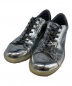 DIESELディーゼル）の古着「ローカットスニーカー」｜シルバー