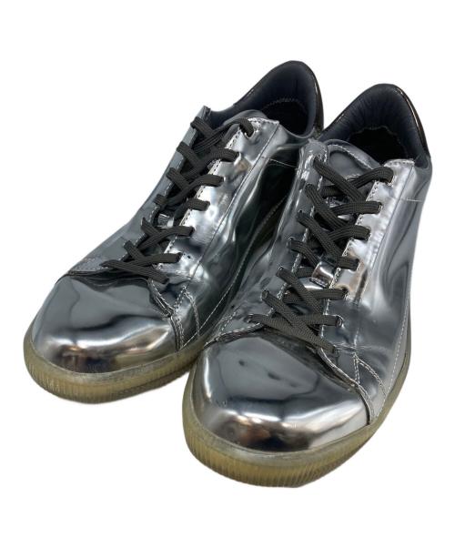 DIESEL（ディーゼル）DIESEL (ディーゼル) ローカットスニーカー シルバー サイズ:28cmの古着・服飾アイテム