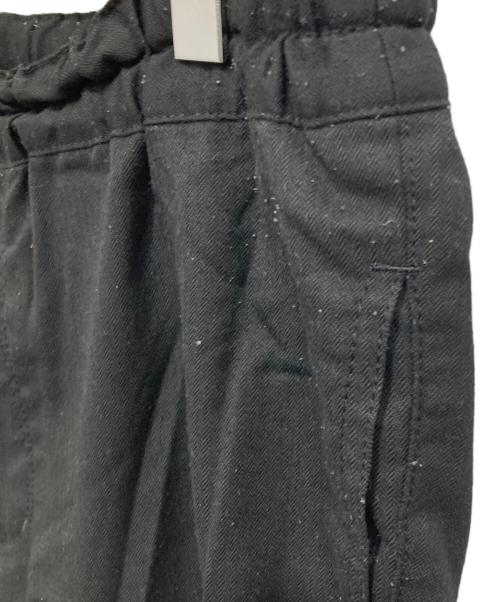 BLACK COMME des GARCONS（ブラックコムデギャルソン）BLACK COMME des GARCONS (ブラックコムデギャルソン) イージーパンツ ブラック サイズ:Lの古着・服飾アイテム