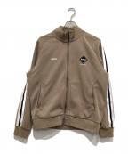 F.C.R.B.エフシーレアルブリストル）の古着「TRAINING TRACK JACKET」｜ベージュ