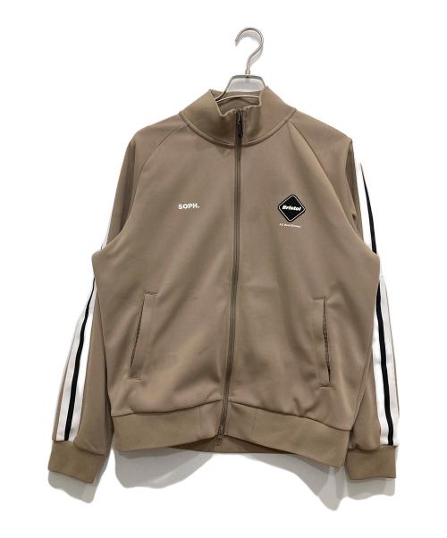 F.C.R.B.（エフシーレアルブリストル）F.C.R.B. (エフシーレアルブリストル) TRAINING TRACK JACKET ベージュ サイズ:XLの古着・服飾アイテム