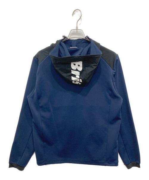 F.C.R.B.（エフシーレアルブリストル）F.C.R.B. (エフシーレアルブリストル) DK HYBRID HOODED JACKET ネイビー×ブラック サイズ:Lの古着・服飾アイテム