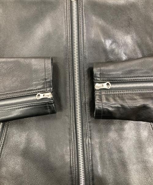 RAGEBLUE（レイジブルー）RAGEBLUE (レイジブルー) ラムレザージャケット ブラック サイズ:Lの古着・服飾アイテム