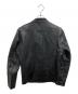 RAGEBLUE (レイジブルー) ラムレザージャケット ブラック サイズ:L：5000円