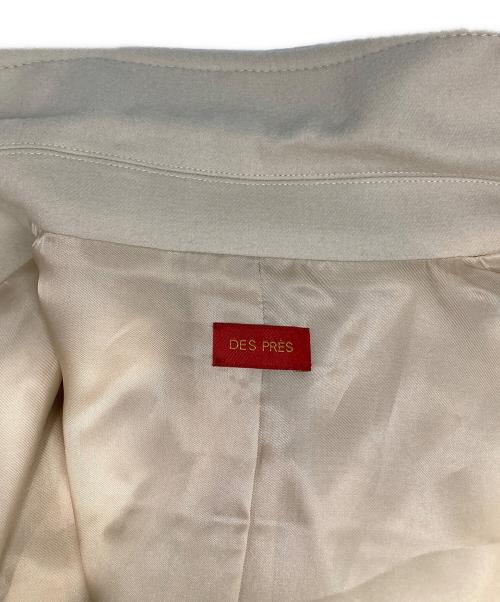 DES PRES（デ プレ）DES PRES (デ プレ) チェスターコート アイボリー サイズ:34の古着・服飾アイテム