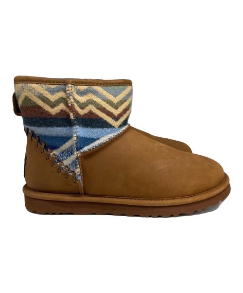 UGG（アグ）UGG (アグ) PENDLETON (ペンドルトン) ムートンブーツ ブラウン サイズ:26cmの古着・服飾アイテム