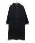 YORI (ヨリ) ライトウールフーデッドコート ブラック サイズ:38：8000円