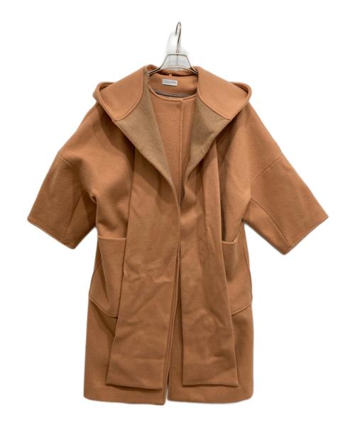 Gypsohila（ジプソフィア）Gypsohila (ジプソフィア) フーデッドコート ブラウン サイズ:Fの古着・服飾アイテム