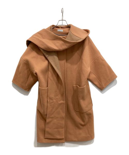 Gypsohila（ジプソフィア）Gypsohila (ジプソフィア) フーデッドコート ブラウン サイズ:Fの古着・服飾アイテム