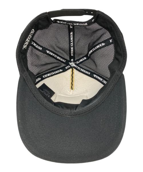 Hysteric Glamour（ヒステリックグラマー）Hysteric Glamour (ヒステリックグラマー) メッシュキャップ ブラック サイズ:freeの古着・服飾アイテム