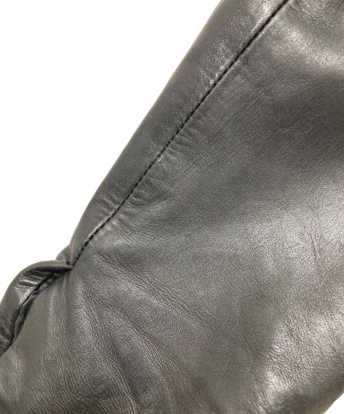 A.F homme（エーエフ オム）A.F homme (エーエフ オム) ホースレザージャケット ブラック サイズ:46の古着・服飾アイテム