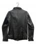 A.F homme (エーエフ オム) ホースレザージャケット ブラック サイズ:46：8000円