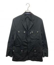 POLO RALPH LAUREN（ポロ・ラルフローレン）の古着「ユーティリティマルチポケットジャケット」｜ブラック