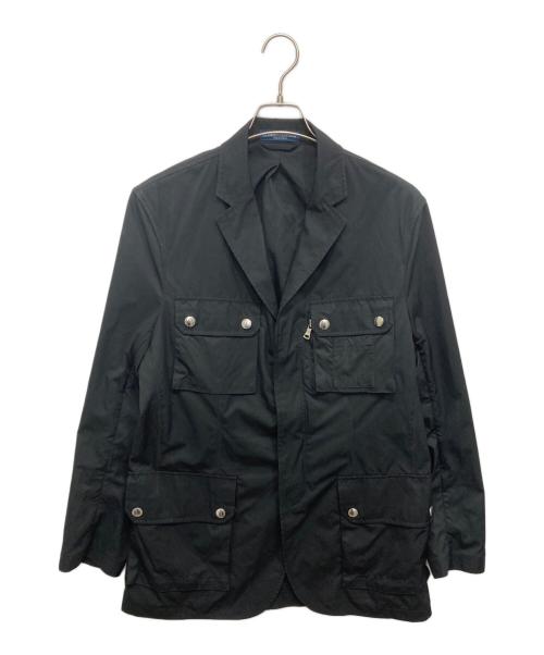 POLO RALPH LAUREN（ポロ・ラルフローレン）POLO RALPH LAUREN (ポロ・ラルフローレン) ユーティリティマルチポケットジャケット ブラック サイズ:Lの古着・服飾アイテム