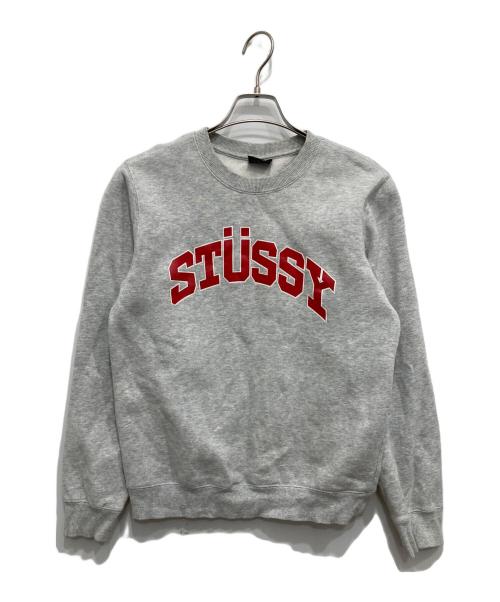 stussy（ステューシー）stussy (ステューシー) ロゴスウェット グレー サイズ:Sの古着・服飾アイテム