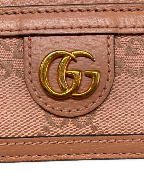 GUCCI（グッチ）GUCCI (グッチ) オフディアカードケース ピンクの古着・服飾アイテム