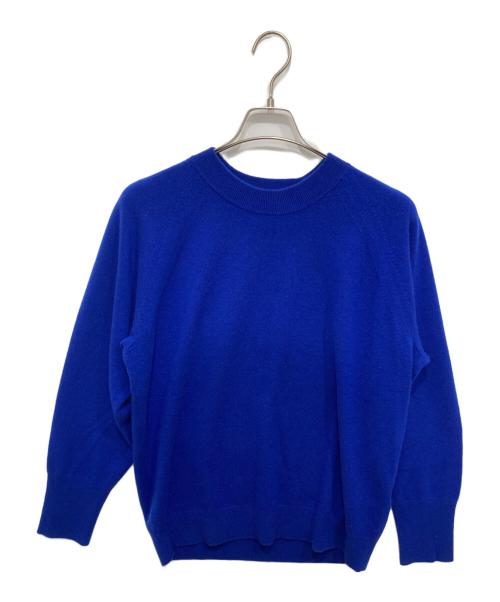 cashada.（カシャーダ）cashada. (カシャーダ) カシミヤニット ブルー サイズ:Lの古着・服飾アイテム