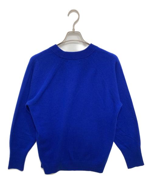 cashada.（カシャーダ）cashada. (カシャーダ) カシミヤニット ブルー サイズ:Lの古着・服飾アイテム